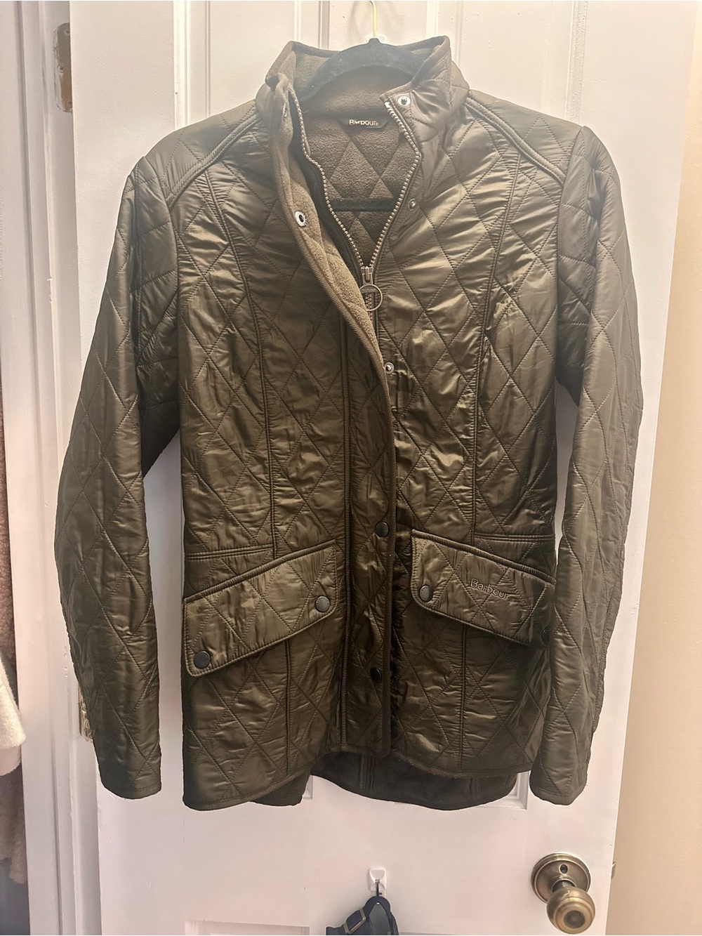 Barbour Olive Quilted Lightweight Men's Jacket